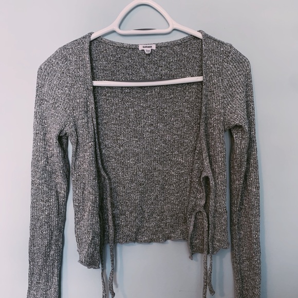 GARAGE Smokey tie Cardigan - Picture 4 of 4